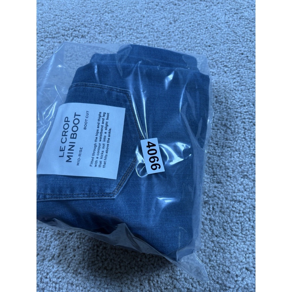 FRAME Womens Le Crop Mini Boot Jeans Size 30 Mid Rise Blue Crop - Picture 6 of 6